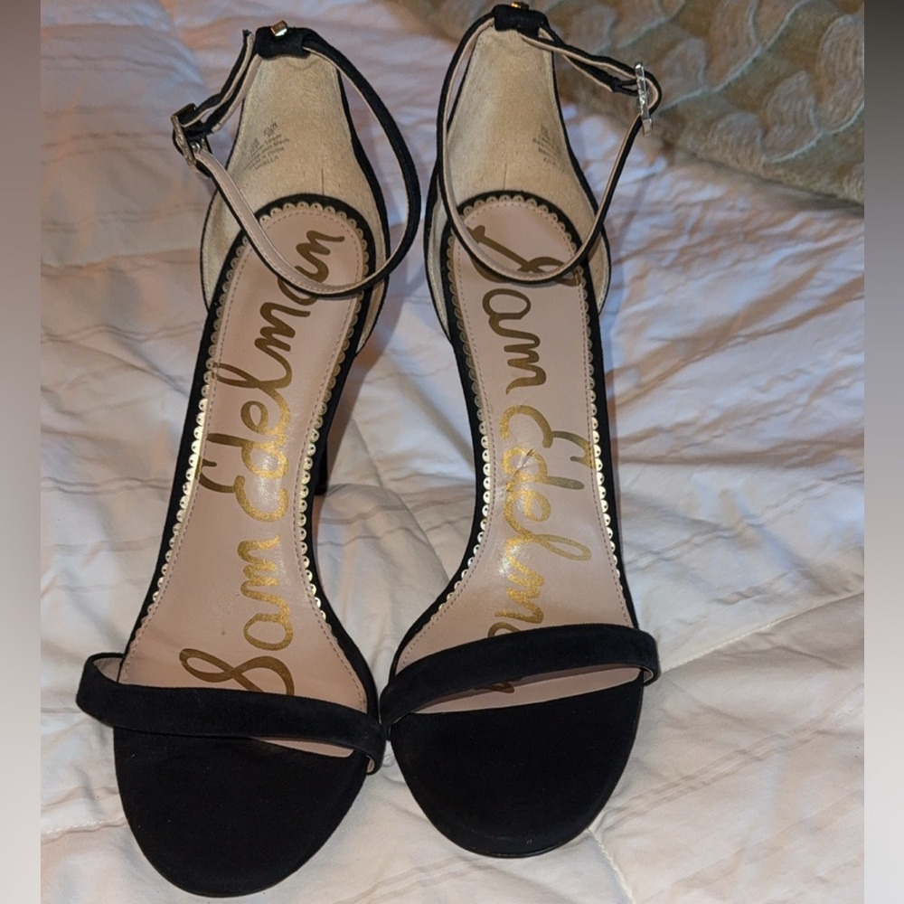 Sam Edelman Black Heeled Sandals